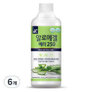 DR 알로에겔 베라 250, 1L, 6개