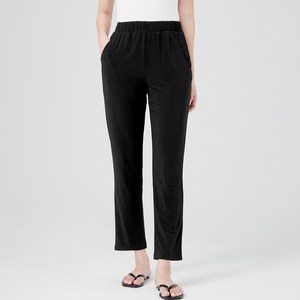 AFINAR 여성용 스트레이트핏 밴딩 팬츠