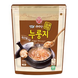 오뚜기 옛날 구수한 끓여먹는 누룽지, 240g, 1개