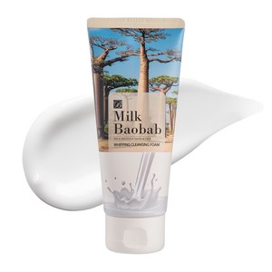 밀크바오밥 휘핑 클렌징 폼, 120ml, 1개