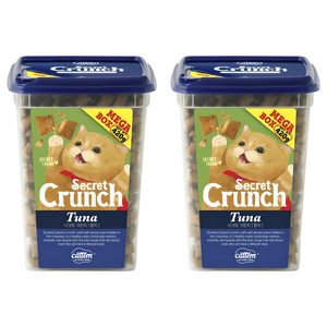 캣템 고양이 시크릿 크런치 간식, 참치, 420g, 2개