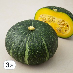 국내산 킹단호박, 1.2kg, 3개