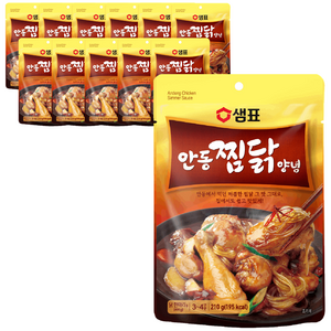 샘표 안동 찜닭 양념, 210g, 12개