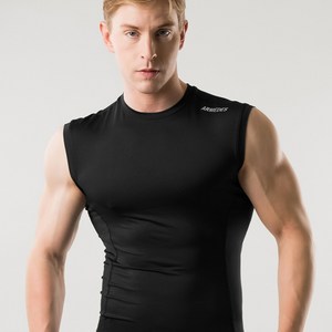 아르메데스 남성용 기능성 냉감 통기성 언더레이어 민소매나시 3P AR-121