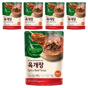 비비고 육개장, 500g, 5개