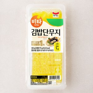 일가집 비타 김밥단무지, 350g, 1개