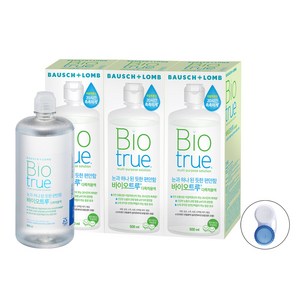 바이오트루 렌즈 세정액, 500ml, 3개