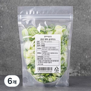 대파 슬라이스, 150g, 6개