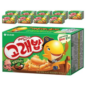 고래밥 볶음양념맛, 46g, 10개
