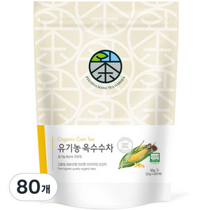 평창다원 유기농 옥수수차 티백, 2.5g, 20개입, 4개