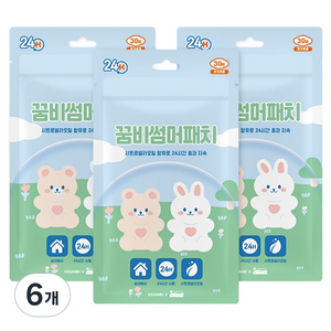 꿈비 썸머패치 30매입, 혼합색상, 6개