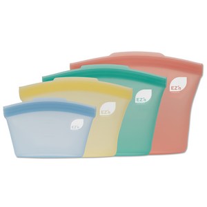 EZn이지엔 실리콘 지퍼백 4종 세트