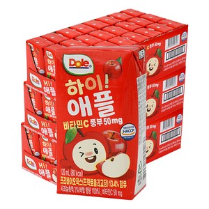 돌 하이 애플 주스, 120ml, 72개
