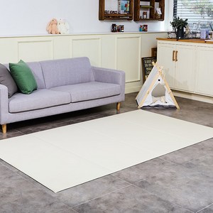 딩동펫 반려동물 미끄럼방지 매트, 밀크 아이보리, 폴더형(2400 x..., 1개