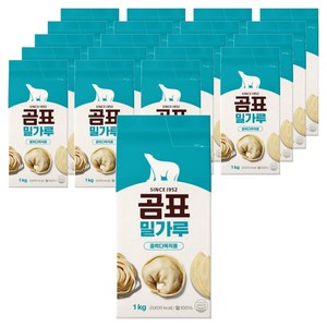 곰표 중력다목적용 밀가루, 1kg, 20개