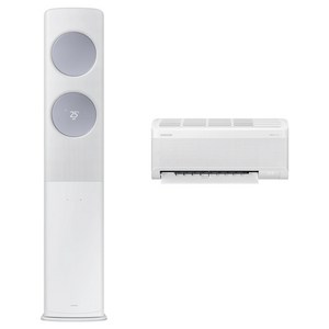 삼성전자 멀티형 에어컨, 3등급, 스탠드형 : 62.6㎡(19평) 벽걸이형 : 18.7㎡(5.7평), 제습 가능, 2025.03