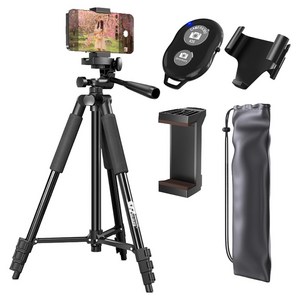 셀루미 최대 127cm 초경량 5단 스마트폰 삼각대 풀세트