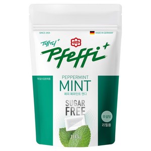 페피 무설탕 민트 캔디, 105g, 1개