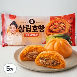 삼립 매콤 김치호빵 3개입, 285g, 5개