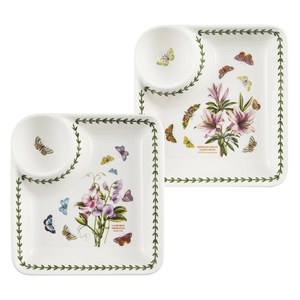 포트메리온 보타닉가든 만두 접시 2종 세트, 스위트피 + 아잘리..., 1세트