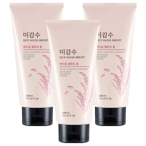 더페이스샵 미감수 브라이트 페이셜 클렌징 폼, 300ml, 3개