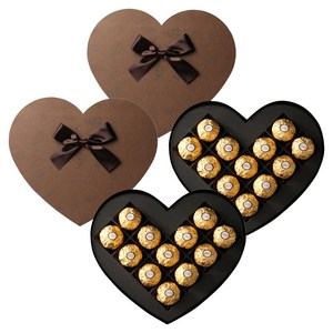 페레로로쉐 초콜릿 하트 선물세트 T12, 150g, 2개