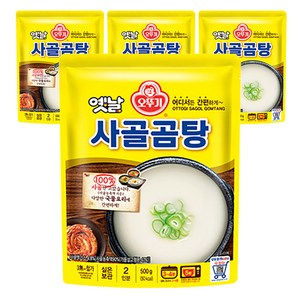 오뚜기옛날 사골곰탕, 500g, 4개