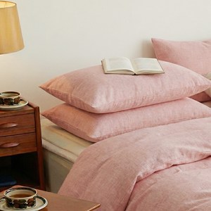 지베딩 파스텔 피치스킨 베개커버 2p + 구름 베개솜 2p 세트