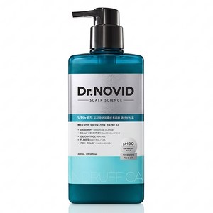 엘라스틴 닥터노비드 탈모증상완화 지루성두피용 약산성 비듬 샴푸, 400ml, 1개