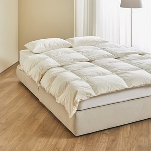 파로마 그랑2 아쿠아텍스 패브릭 무헤드 침대 프레임 + 매트리스 방문설치