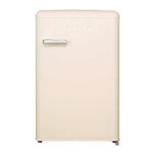 쿠잉전자 레트로 95L 스탠드형 1도어 김치냉장고 미니 소형 방문설치