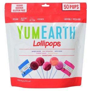 야미얼스 막대사탕 패밀리팩, 혼합맛(구글리퍼플/..., 349g, 1개