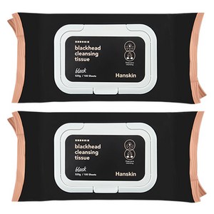 한스킨 블랙헤드 클렌징티슈, 100매, 2개
