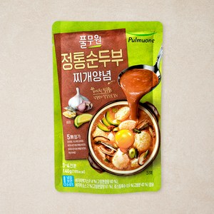 풀무원 정통순두부 찌개양념, 140g, 1개