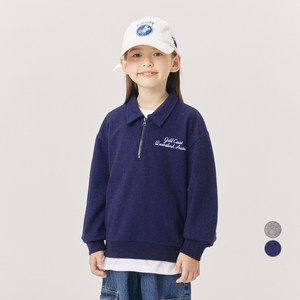 롤리트리 아동용 하프집업 특양면 맨투맨 티셔츠