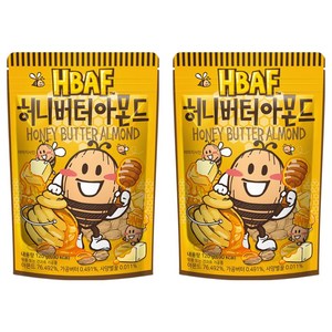 바프 허니버터 아몬드, 120g, 2개
