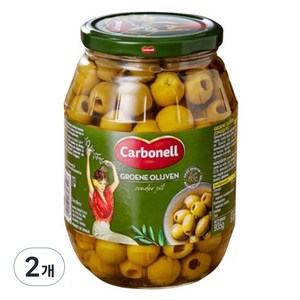 카르보넬 피티드 그린 올리브, 935g, 2개