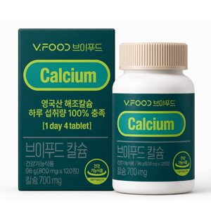 브이푸드 칼슘 영양제, 120정, 1개