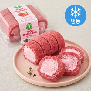그린래빗 딸기 미니 롤케익 (냉동), 140g, 1개