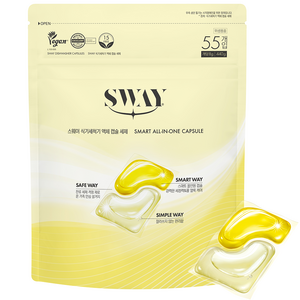 스웨이 식기세척기 액체 캡슐 세제, 440g, 1개