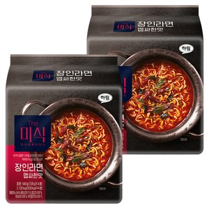 더미식 장인라면 맵싸한 맛 135g, 8개, (4개입 X 2팩)
