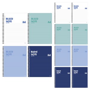 아이비스 A4 스프링 노트, 랜덤발송, 12개