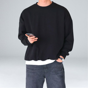 이브클로젯 오버핏 베이직 무지 빅사이즈 맨투맨