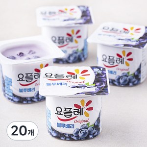 요플레 블루베리 멀티 85g, 20개입