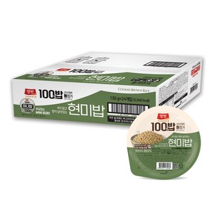 양반 100밥 현미밥, 130g, 24개