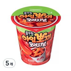 풀무원 아임뽀끼 오리지널 떡볶이, 102g, 5개