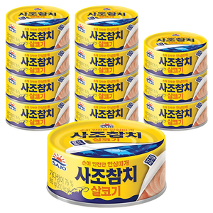 사조참치 안심따개 살코기, 85g, 12개