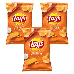 레이즈 체다 앤 사워크림 감자칩, 184.2g, 3개