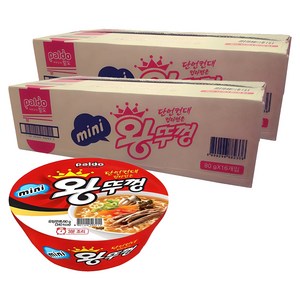 왕뚜껑 미니 컵라면 80g, 32개