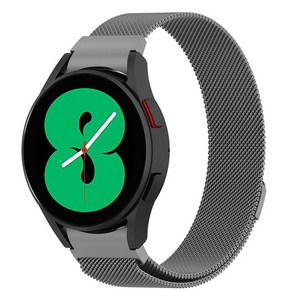 루아러블 갤럭시워치 호환 밀레니즈 메쉬 날개형 마그네틱 메탈 스트랩